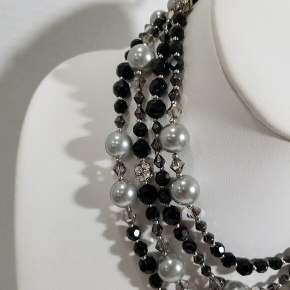 Black house white market multilayer necklace 1.1682 - Picture 8 of 10